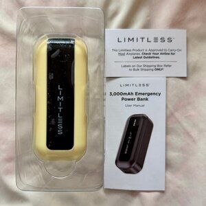 3,000mAh Emergency Power Bank, Built-in Type-C Cable, Charging Ports, Indicator